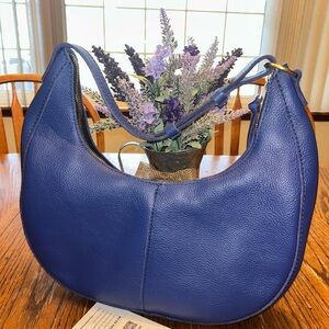Portland leather molino blue large Nora